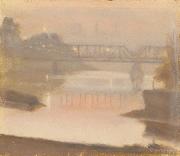 Clarice Beckett The Yarra oil